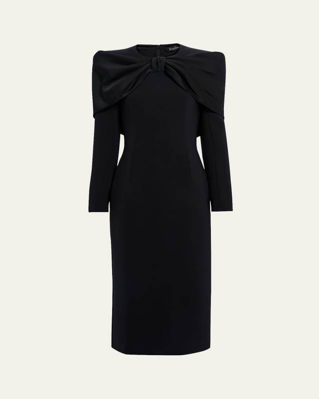 Penny Gathered Cape Dress